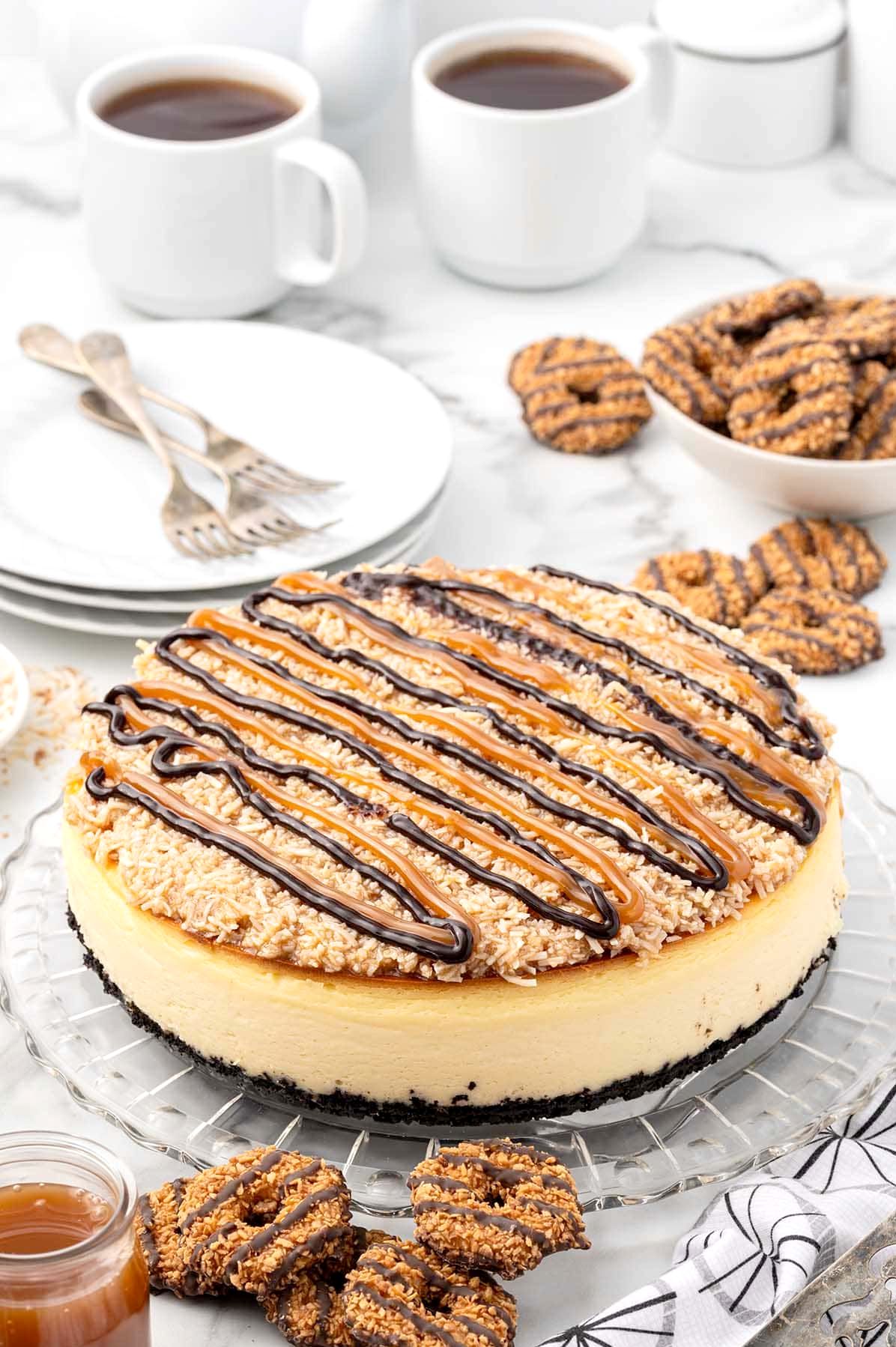 Samoa Cheesecake