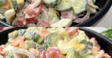 creamy vegetable salad