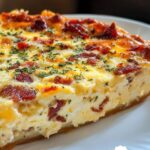 Bacon and Cheese Crustless Quiche