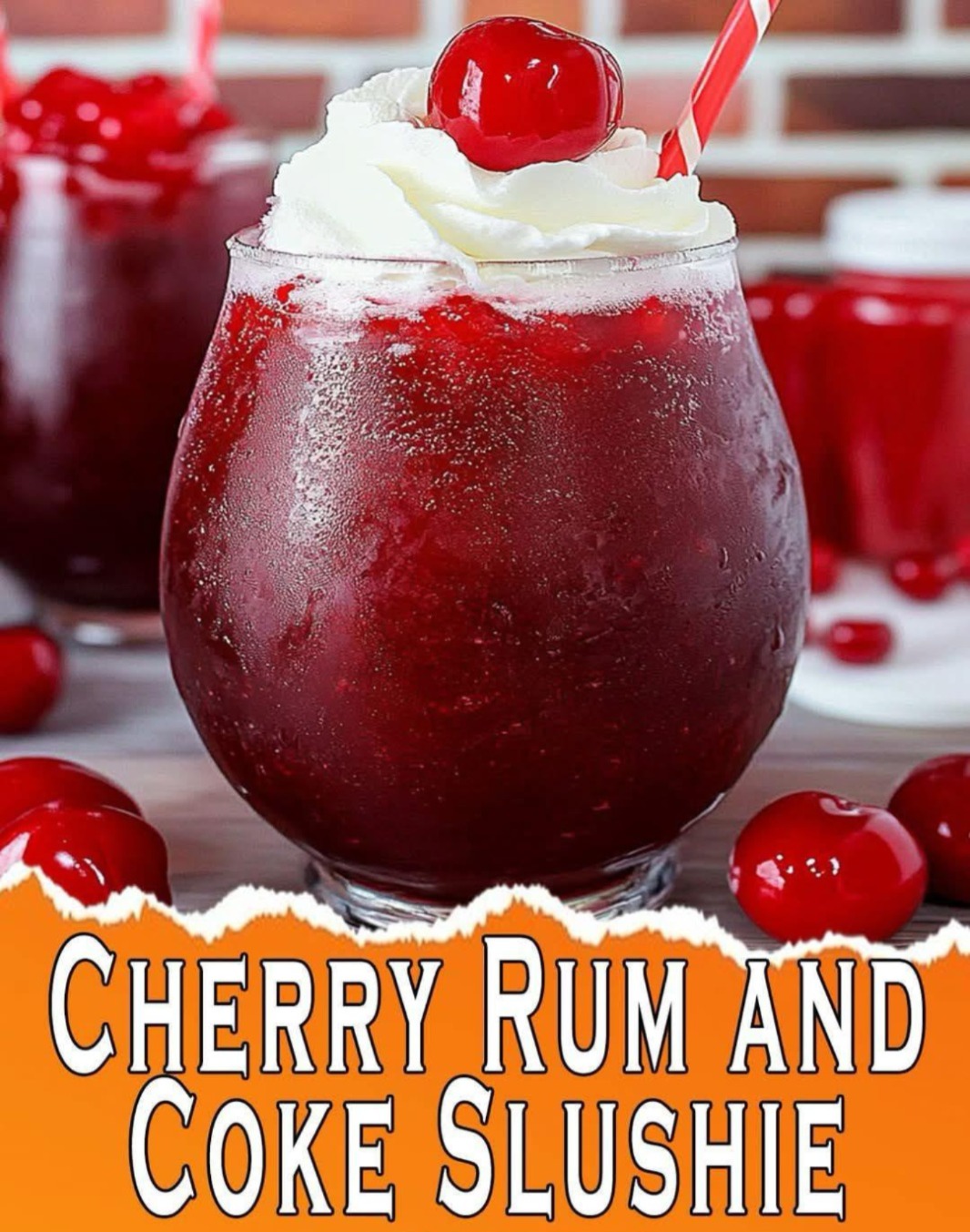 Cherry Rum and Coke Slushie