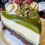 Matcha Pistachio Cheesecake