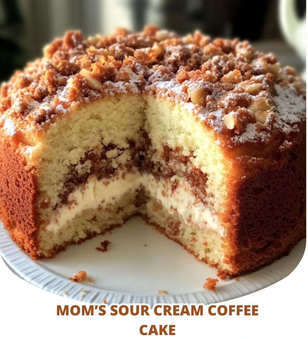 Mom’s Sour Cream Coffee Cake Recipe