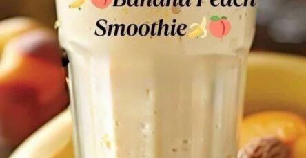 Banana Peach Smoothie