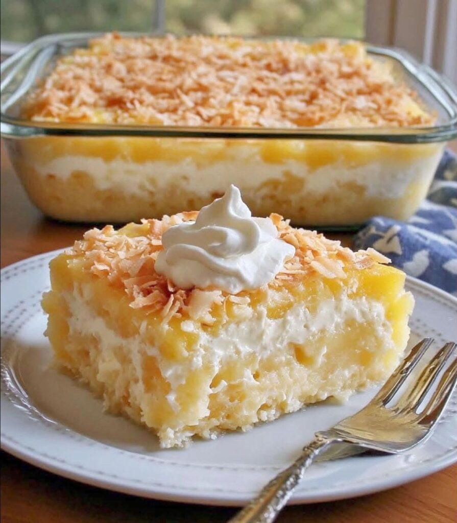 Pineapple Coconut Dream Cake Recipe