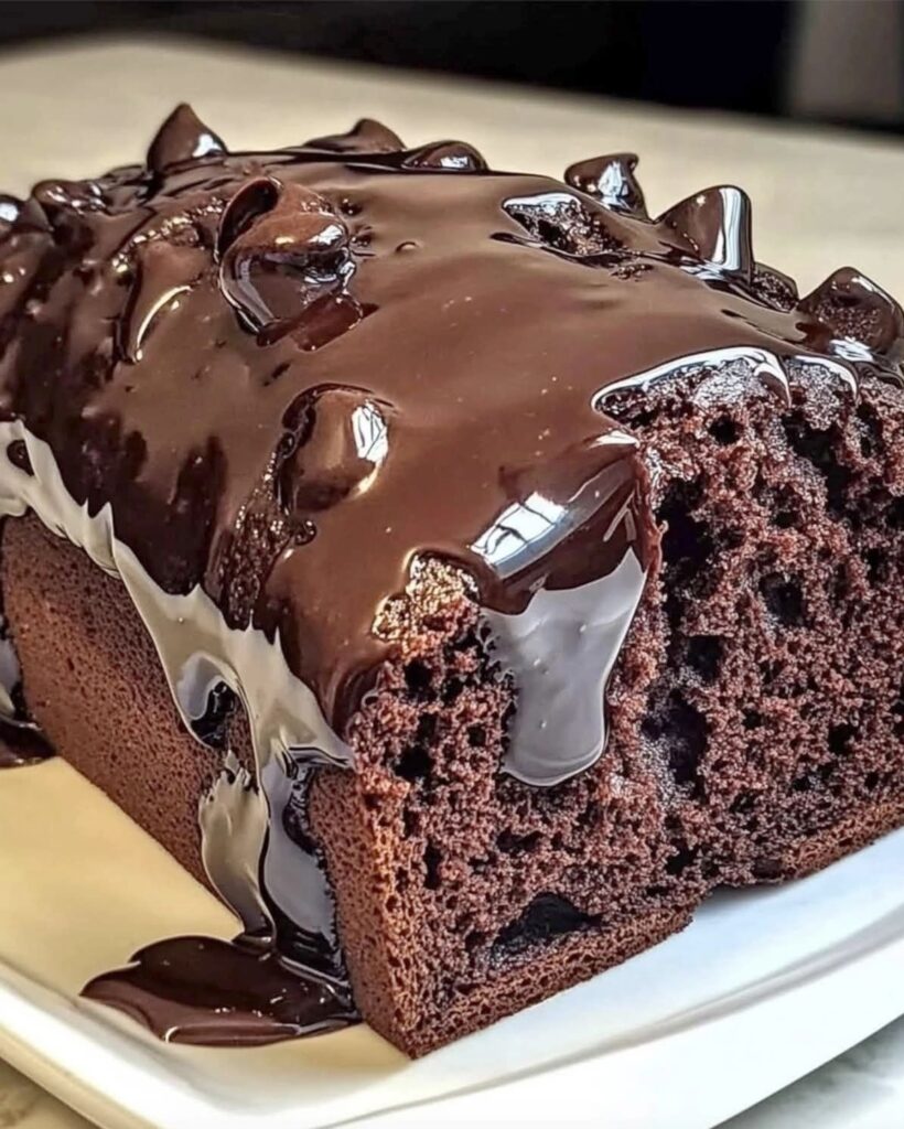 Sinfully Decadent Hot Fudge Brownie Bread