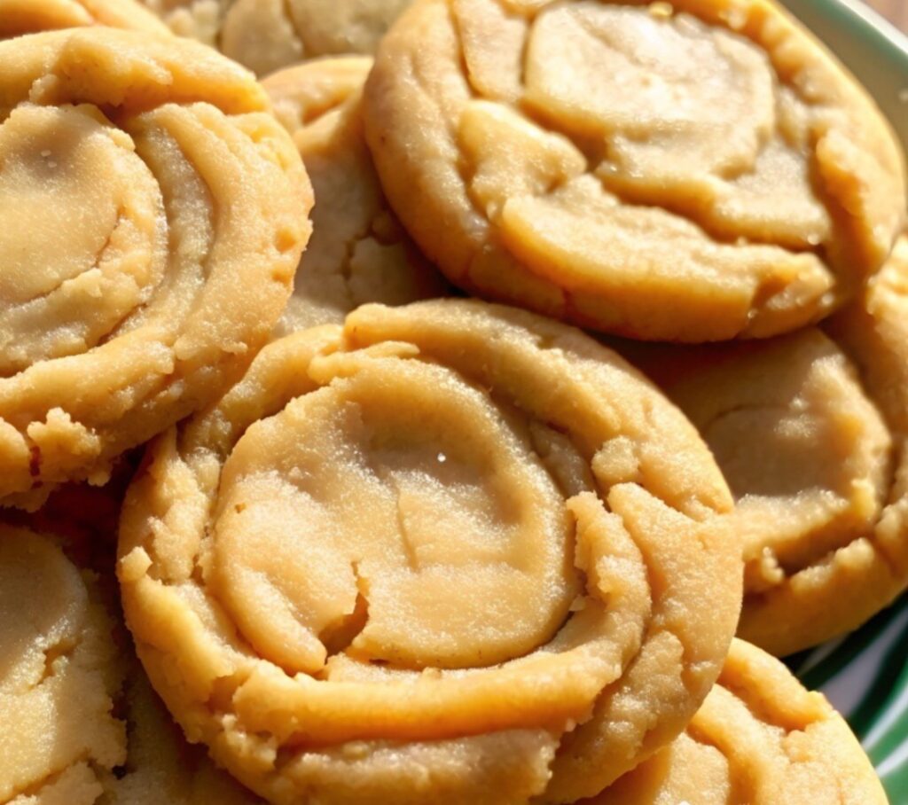 Thick and Chewy Peanut Butter Cookies Recipe
