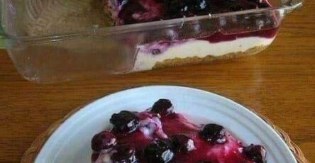 Fresh Blueberry Cheesecake