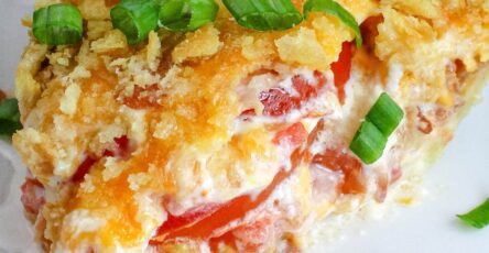 Bacon Onion Tomato Pie