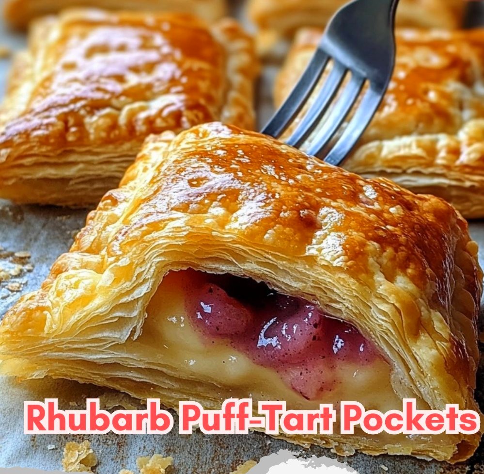 Rhubarb Puff-Tart Pockets