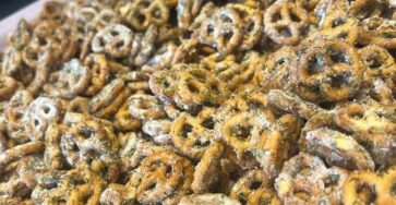 Baked Dill Pickle Pretzels