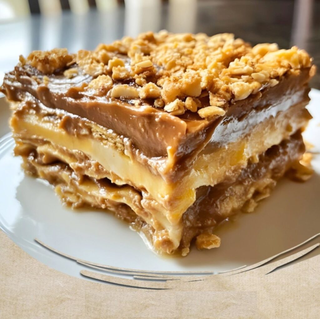 Peanut Butter Crunch Lasagna