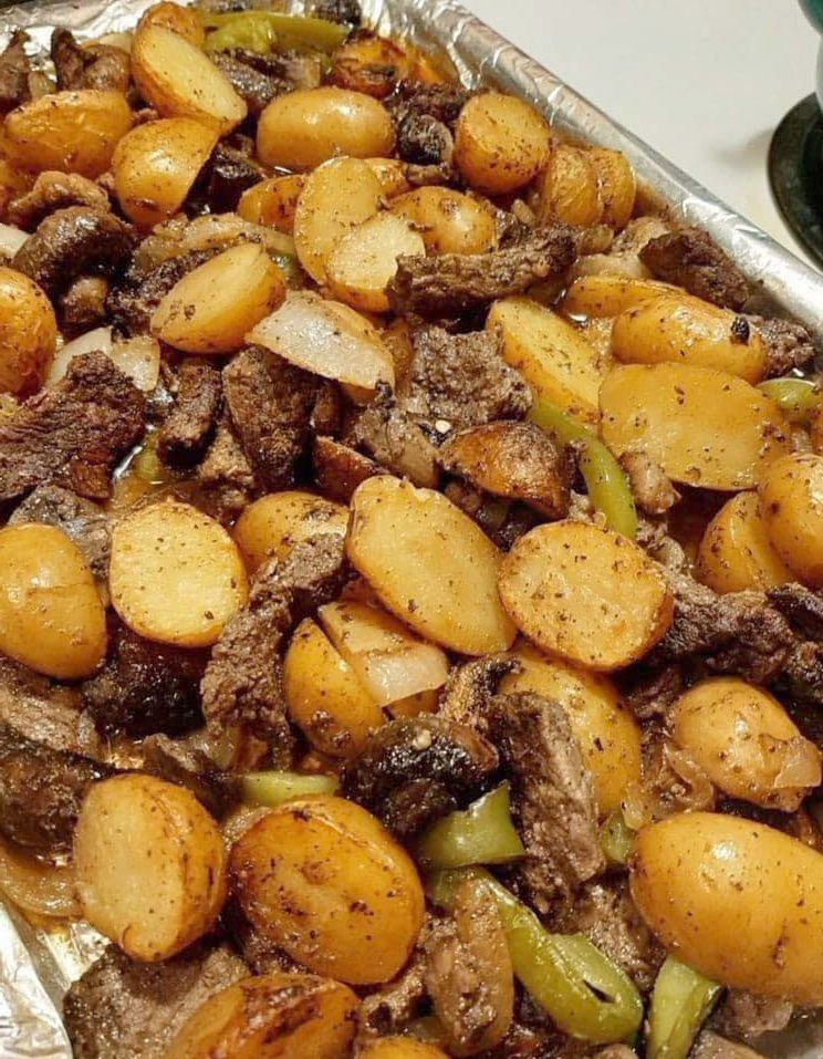 Sheet Pan Steak & Potatoes