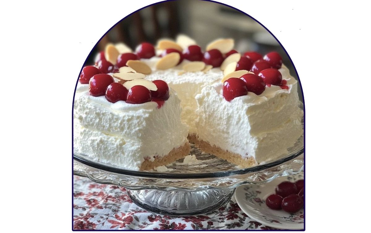 Cherry Almond Cream Cake