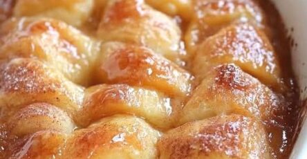 Peach Dumpling Bake