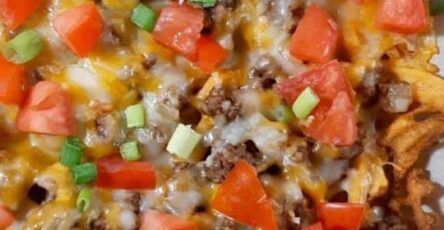 Loaded Waffle Fry Nachos