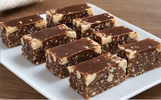 No-Bake Chocolate Nut Bars