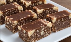 No-Bake Chocolate Nut Bars