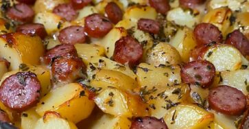 Roasted Potatoes and Sausage Bake