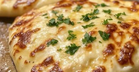 Cheesy Garlic Naan Bread