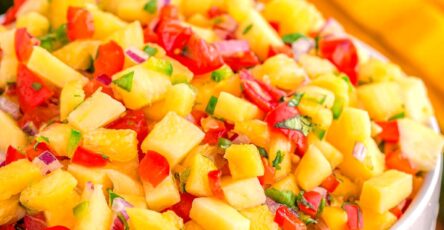 Fresh Mango Pineapple Salsa Recipe