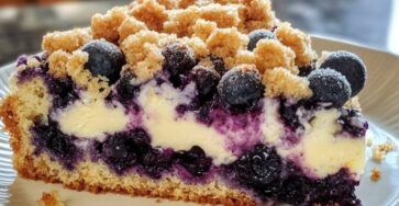 Blueberry Cream Cheese Crumb Cake
