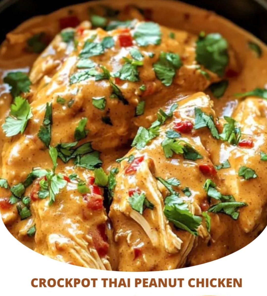 Crockpot Thai Peanut Chicken