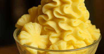 3-Ingredient Healthy Pineapple Ice Cream