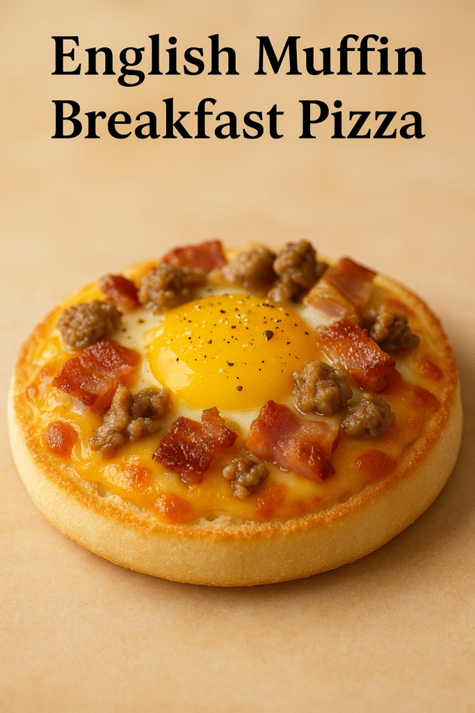 English Muffin Breakfast Pizza