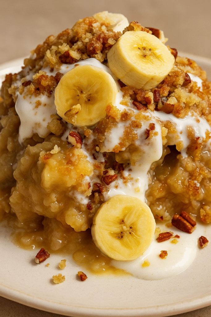 Southern Banana Cobbler