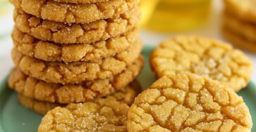 Crinkly Crackly Butter Toffee Sugar Cookies