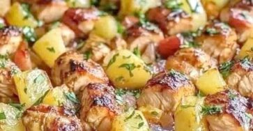 Hawaiian Chicken Sheet Pan