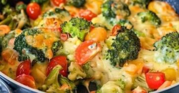 Cheesy Baked Vegetables Casserole