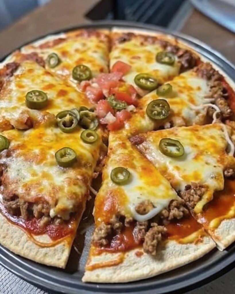 Homemade Mexican Pizza