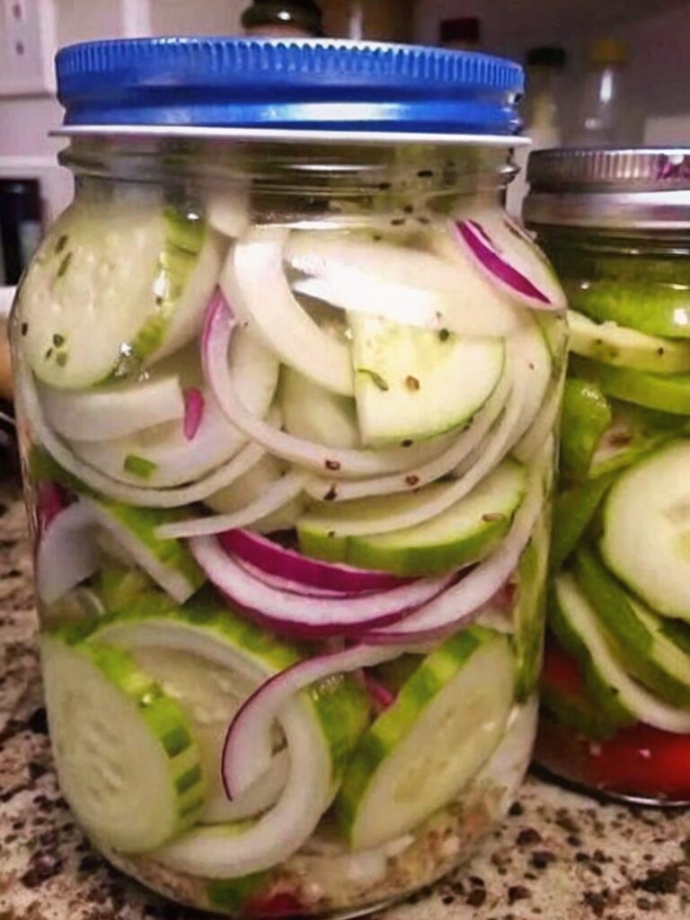 Homemade Pickled Cucumbers