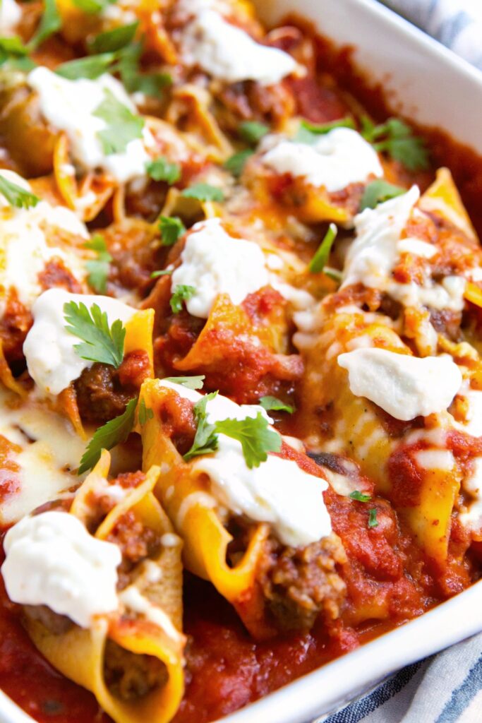 Taco Stuffed Shells