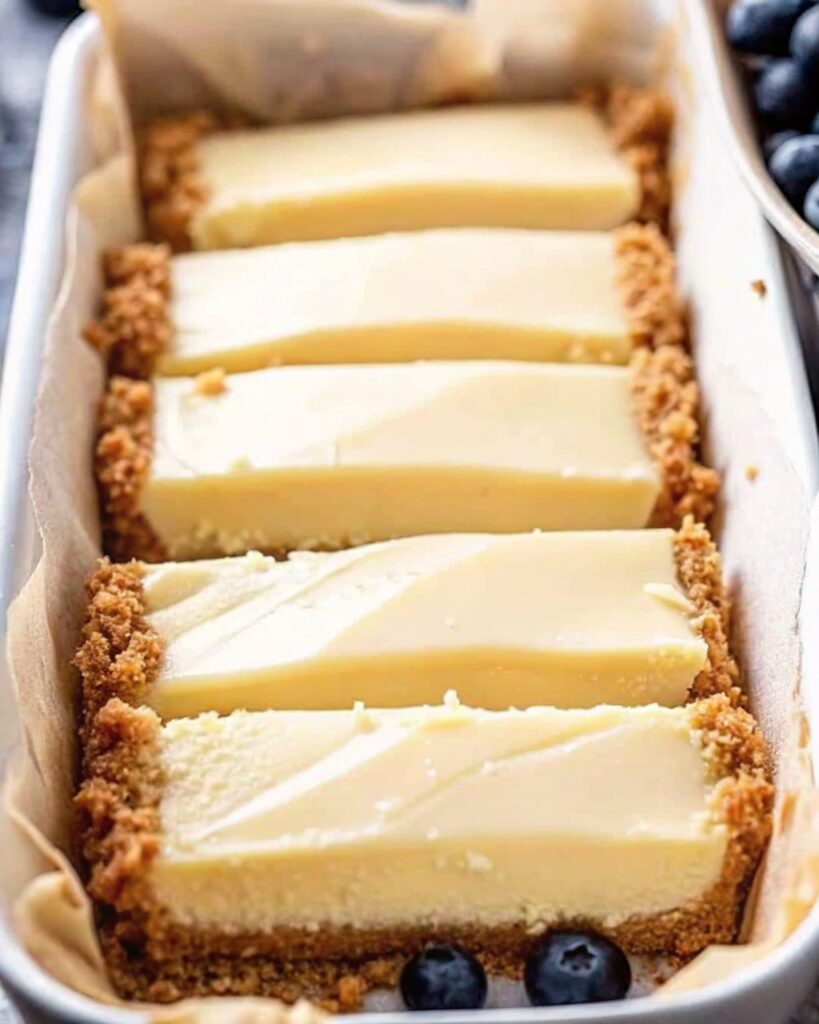 No-Bake Lemon Cheesecake Bars