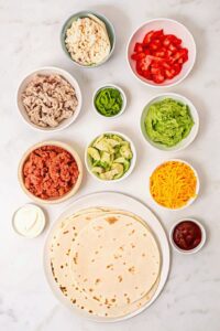 Mexican Chicken Pinwheels