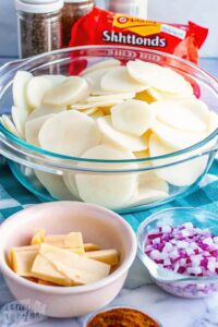 Oven Fried Potatoes & Onions