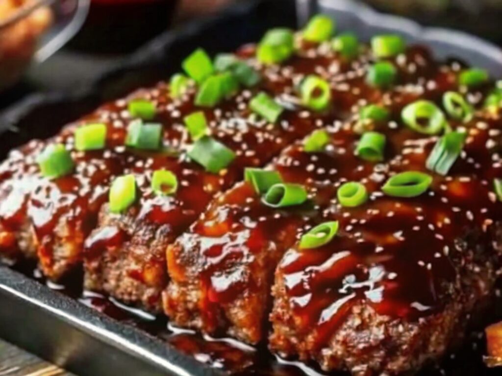 Sweet & Spicy Korean BBQ Meatloaf