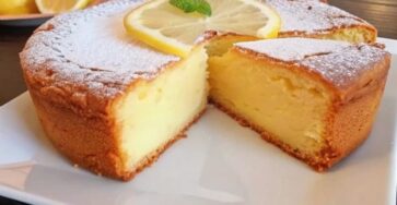 Creamy Lemon Magic Cake Recipe