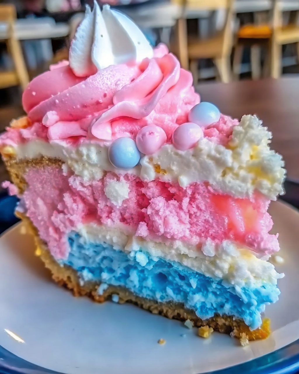 Cotton Candy Cheesecake
