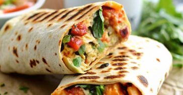 Creamy Chicken Burritos