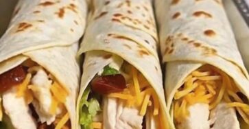 Crispy Bacon Ranch Chicken Wraps