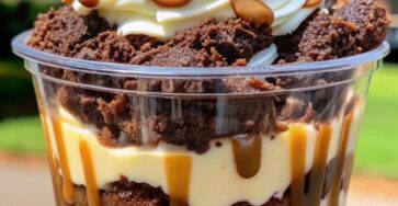 Loaded Brownie Cheesecake Cup – Layered
