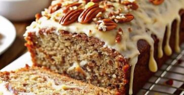 Hummingbird Bread with Heavenly Cinnamon Cream Cheese Frosting