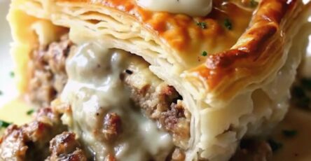 Sausage Gravy Puff Pie