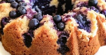 Sour Cream Blueberry Coffee Cake