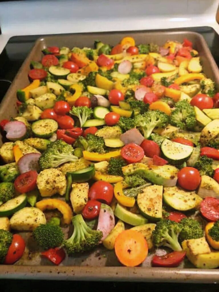 Delicious Roasted Vegetable and Sausage Sheet Pan Meal