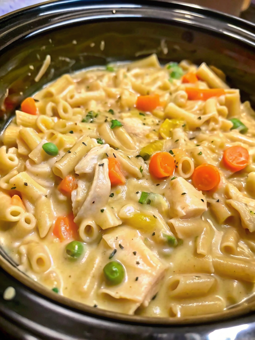 Crockpot Chicken and Noodles
