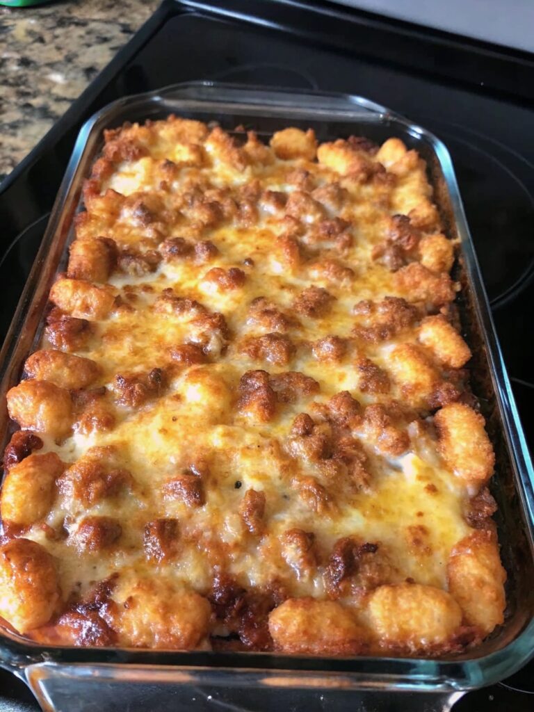 Tater Tot Casserole Breakfast